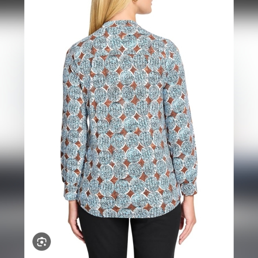 NIC+ZOE Sand Dollar Patterned Top - Picture 5 of 8